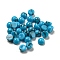 Dyed Handmade Synthetic Turquoise Cabochons, Half Round, 2x1mm