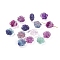 Natural Fluorite Carved Beads, Flower, 13x9mm