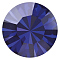 Preciosa&reg MAXIMA Crystal Round Stones, Czech Crystal, Dura Foiling, Round(431 11 615 Chaton), 30280 Dark Indigo, SS39(8.15~8.4mm)