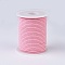 Nylon Threads, Milan Cords/Twisted Cords, Pink, 3mm, about 21.87 yards(20m)/roll