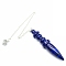 Natural Lapis Lazuli Dowsing Pendulum Big Pendants, Cone Charm, Reiki Wicca Witchcraft Balancing Pointed Pendant Pendulum, 885mm