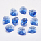 Faceted Glass Rhinestone Pendants, Imitation Austrian Crystal, teardrop, Sapphire, 24x12x6.5mm, Hole: 1.5mm