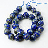 Natural Lapis Lazuli Beads Strands G-G099-10mm-7-2