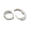 Brass Hoop Earrings EJEW-L211-005P-2