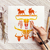 Plastic Drawing Painting Stencils Templates DIY-WH0396-0101-7