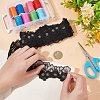 2M Polyester Embroidery Lace Trim DIY-WH0449-30C-3