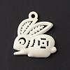Spray Painted Alloy Pendents PALLOY-F282-04B-02-3