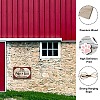Natural Wood Farm Hanging Wall Decorations HJEW-WH0015-107-4