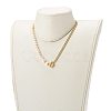 Brass Enamel Curb Chain Necklaces NJEW-JN03482-6