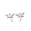 201 Stainless Steel Dragonfly Charms X-STAS-E088-04-1