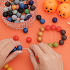 CHGCRAFT 90Pcs 15 Styles Food Grade Eco-Friendly Silicone Beads SIL-CA0001-69-3