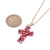 Sparkling Cross Pendant Necklace for Women X1-NJEW-TA00015-9