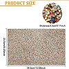 Glitter Resin Hotfix Rhinestone(Adhesive On The Back) DIY-WH0166-23E-2