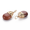 Synthetic Goldstone Pendants G-S359-294D-3