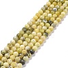 Natural Yellow Turquoise(Jasper) Beads Strands G-D463-11C-1