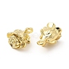 Rack Plating Alloy Rose Charms FIND-G044-27LG-2