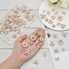 WADORN 70Pcs 14 Style Alloy Rhinestone Cabochons Accessories FIND-WR0010-94-3