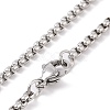 201 Stainless Steel Chain NJEW-C034-31AS-5