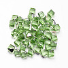Faceted Cube Glass Cabochons GGLA-L007C-05-2