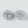 Handmade Faux Rabbit Fur Pom Pom Ball Covered Pendants X-WOVE-F021-A09-1