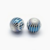 Feng Shui Opaque Spray Painted Glass Beads LAMP-P050-A-10mm-3