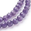 Natural Amethyst Beads Strands X-G-C073-4mm-3-3