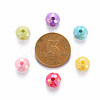 Opaque Acrylic Beads MACR-Q239-018-4