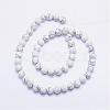 Synthetic Howlite Bead Strands G-F425-37-8mm-2