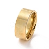 201 Stainless Steel Plain Band Ring for Women RJEW-I089-34B-G-1