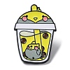 Cartoon Animal Boba Tea Cup Enamel Pin JEWB-E025-01EB-04-1