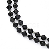 CHGCRAFT Natural Black Tourmaline Beads Strands G-CA0001-64-7