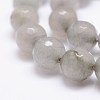 Faceted Natural White Jade Beads Strands X-G-F447-10mm-I06-3