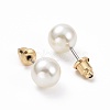 Ring & Triangle & Round Stud Earrings EJEW-D227-04G-3