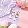 Alloy Enamel Dangle Earrings EJEW-JE05847-2