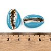 Electroplated Cowrie Shell Beads SSHEL-M023-04B-3