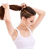 Alloy Ponytail Cuff Rubber Elastic Hair Ties OHAR-SZ0001-03-5
