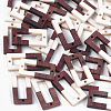 Resin & Walnut Wood Links connectors RESI-S367-09A-1