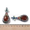 Tibetan Style Alloy Brooches JEWB-A021-04AS-07-3