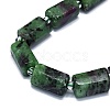Natural Ruby in Zoisite Beads Strands G-O170-146-3
