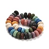 Natural Lava Rock Dyed Beads Strands G-L586-B02-05-3
