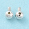 925 Sterling Silver Stopper Beads STER-D035-02S-3