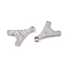 201 Stainless Steel Charms STAS-K217-61-3