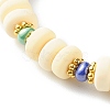 Handmade Polymer Clay Beads Stretch Bracelets BJEW-JB06432-7