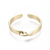 Brass Cuff Finger Rings RJEW-N030-007-NF-1