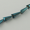 Electroplate Glass Beads Strands EGLA-Q032-2-1
