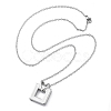 304 Stainless Steel Heart Square Urn Ashes Necklaces STAS-Z106-07P-4