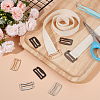 Olycraft 16Pcs 4 Colors Zinc Alloy Underwear Strap Buckles FIND-OC0003-08C-5