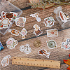 SUNNYCLUE 5 Boxs 23 Styles Plastic Self Adhesive Vintage Stickers STIC-SC0001-01-3