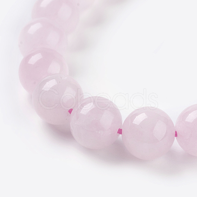 Natural Rose Quartz Beads Strands G-C076-10mm-3-1