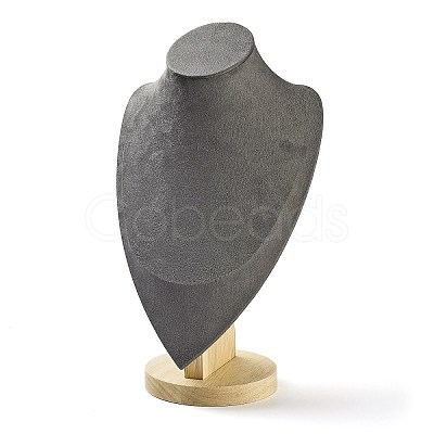 Microfiber Necklace Display Stands NDIS-P004-01C-01-1